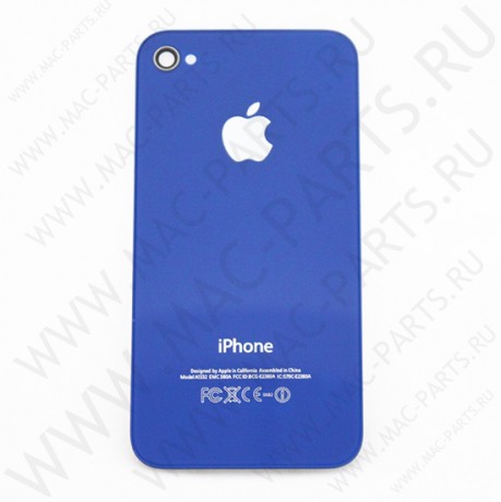 Задняя крышка (панель) для iPhone 4s синяя